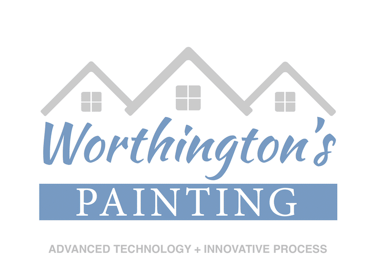 Worthington's Painting logo blue